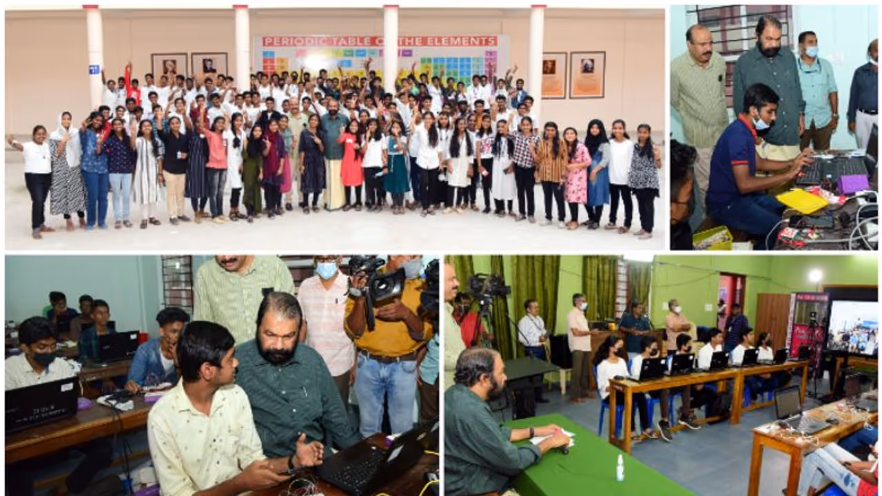 2000 ഹൈസ്കൂളുകളില് 9000 റോബോട്ടിക് കിറ്റുകള് ലഭ്യമാക്കും: വിദ്യാഭ്യാസമന്ത്രി 2000 ഹൈസ്കൂളുകളില് 9000 റോബോട്ടിക് കിറ്റുകള് ലഭ്യമാക്കും: വിദ്യാഭ്യാസമന്ത്രി