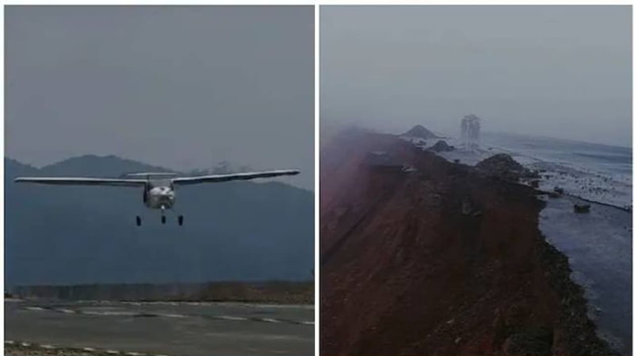 ഇടുക്കിയിൽ ഉടൻ വിമാനമിറങ്ങില്ല, എയർസ്ട്രിപ്പിലെ മണ്ണിടിച്ചിലിൽ ആഘാതമേറ്റത് സംസ്ഥാനത്തിന്റെ വലിയ സ്വപ്നത്തിന് ഇടുക്കിയിൽ ഉടൻ വിമാനമിറങ്ങില്ല, എയർസ്ട്രിപ്പിലെ മണ്ണിടിച്ചിലിൽ ആഘാതമേറ്റത് സംസ്ഥാനത്തിന്റെ വലിയ സ്വപ്നത്തിന്