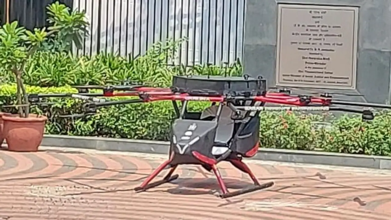 PM Modi to get demo of India's first drone that can carry human payload PM Modi to get demo of India's first drone that can carry human payload