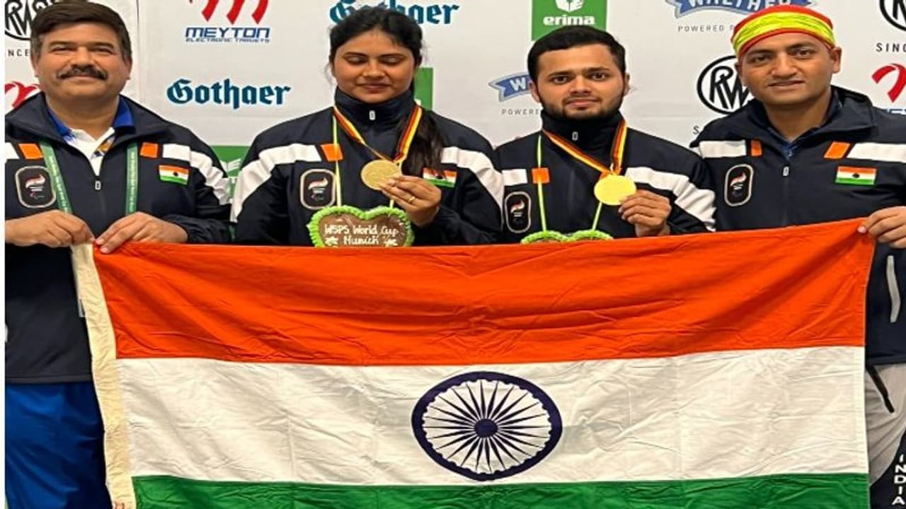 Para Shooting World Cup: இந்தியாவின் மனிஷ் நார்வால் ருபினா ஃப்ரான்சிஸ் தங்கம் வென்று சாதனை Para Shooting World Cup: இந்தியாவின் மனிஷ் நார்வால் ருபினா ஃப்ரான்சிஸ் தங்கம் வென்று சாதனை