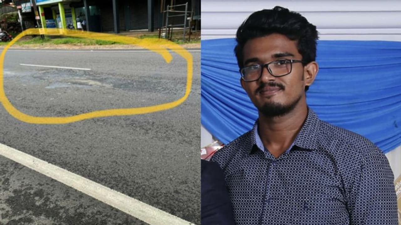 റോഡിലെ കുഴിയിൽ വീണ് യുവാവിന് ദാരുണാന്ത്യം; അപകടം നടന്നത് തൃശ്ശൂർ തളിക്കുളത്ത് റോഡിലെ കുഴിയിൽ വീണ് യുവാവിന് ദാരുണാന്ത്യം; അപകടം നടന്നത് തൃശ്ശൂർ തളിക്കുളത്ത്