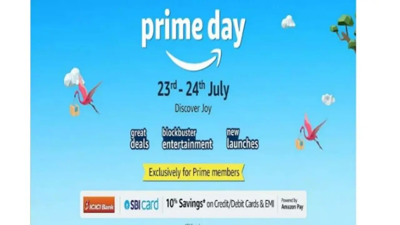 Amazon Prime Day Sale: आईफोन पर 20000 रुपए तक की छूट कपड़े, फूटवियर्स और अन्य सामानों पर भी भारी डिस्काउंट Amazon Prime Day Sale: आईफोन पर 20000 रुपए तक की छूट कपड़े, फूटवियर्स और अन्य सामानों पर भी भारी डिस्काउंट