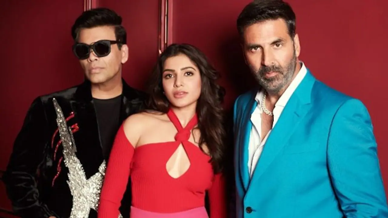 Here's what Samantha Ruth Prabhu said when Karan Johar asked about her marriage; Akshay Kumar shocked