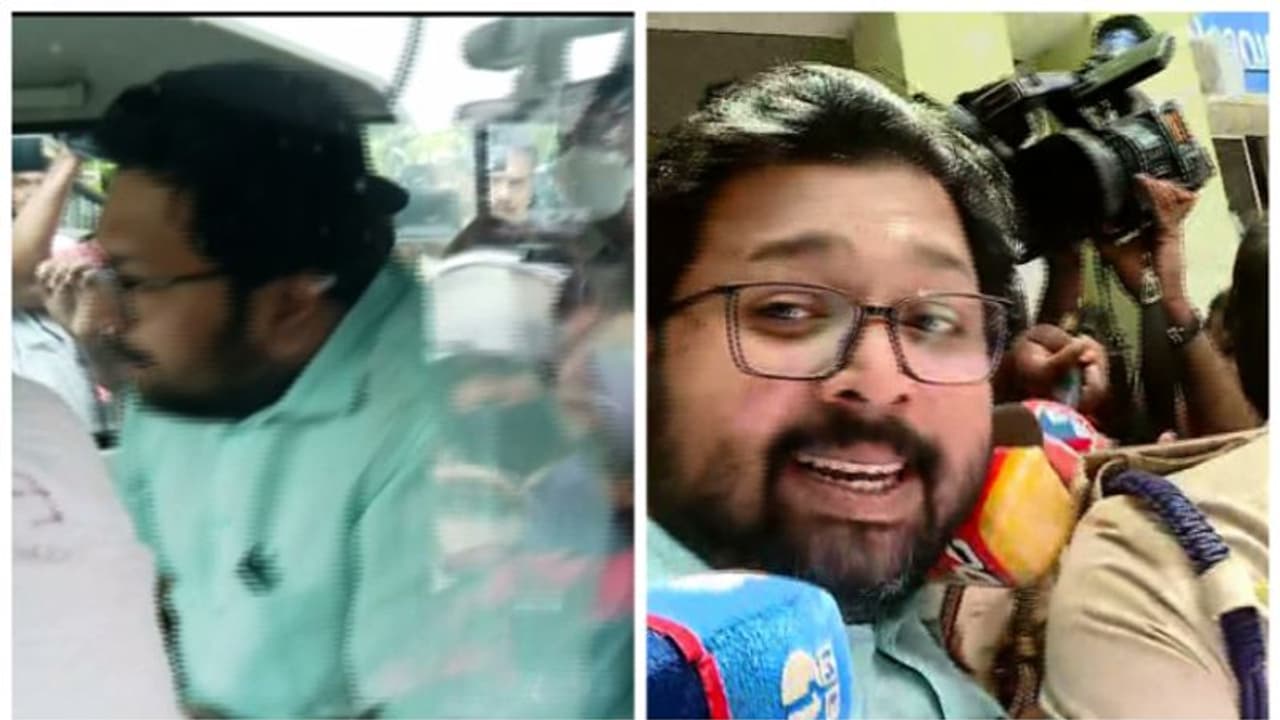 'മുഖ്യമന്ത്രി ഭീരു', അറസ്റ്റ് രാഷ്ട്രീയ പ്രേരിതമെന്ന് കെ എസ് ശബരിനാഥന്, നിയമപരമായി നേരിടുമെന്ന് കോണ്ഗ്രസ് 'മുഖ്യമന്ത്രി ഭീരു', അറസ്റ്റ് രാഷ്ട്രീയ പ്രേരിതമെന്ന് കെ എസ് ശബരിനാഥന്, നിയമപരമായി നേരിടുമെന്ന് കോണ്ഗ്രസ്