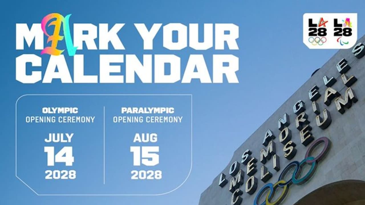 LA28: Los Angeles 2028 Summer Olympics to be held from July 14 to 30