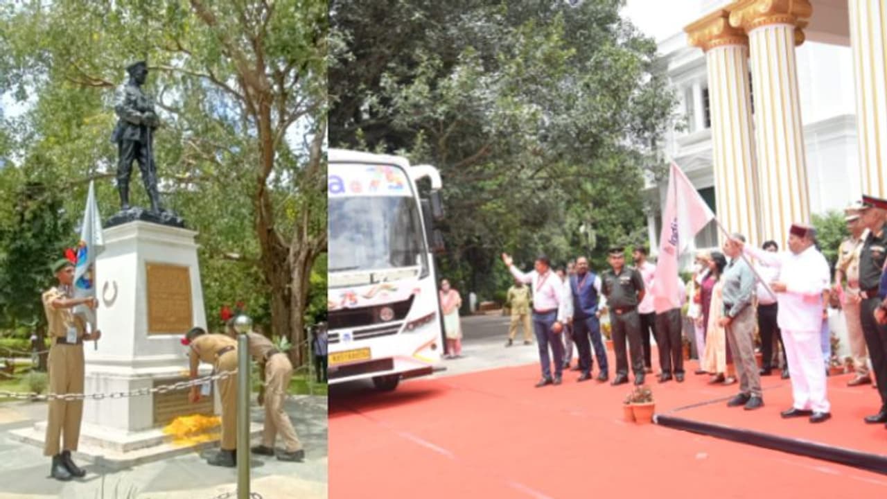 സമരചരിത്രമറിയാന്‍ ഏഷ്യാനെറ്റ് ന്യൂസ് വജ്ര ജയന്തി യാത്ര കര്‍ണ്ണാടകയില്‍; ഗവര്‍ണര്‍ ഫ്ലാഗ് ഓഫ് ചെയ്തു