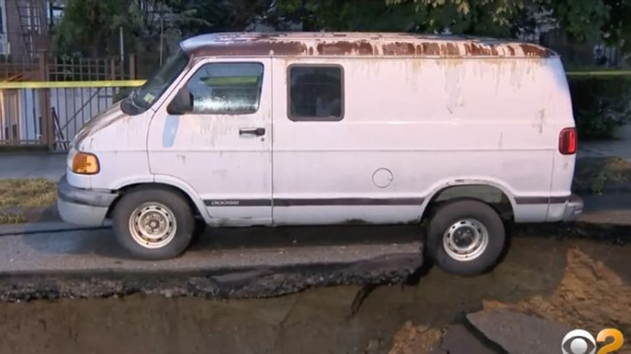 Video: നടുറോട്ടില്‍ ഒരു ഭീമന്‍ ഗര്‍ത്തം, നിര്‍ത്തിയിട്ട കാറിനെ ഭൂമി വിഴുങ്ങി!