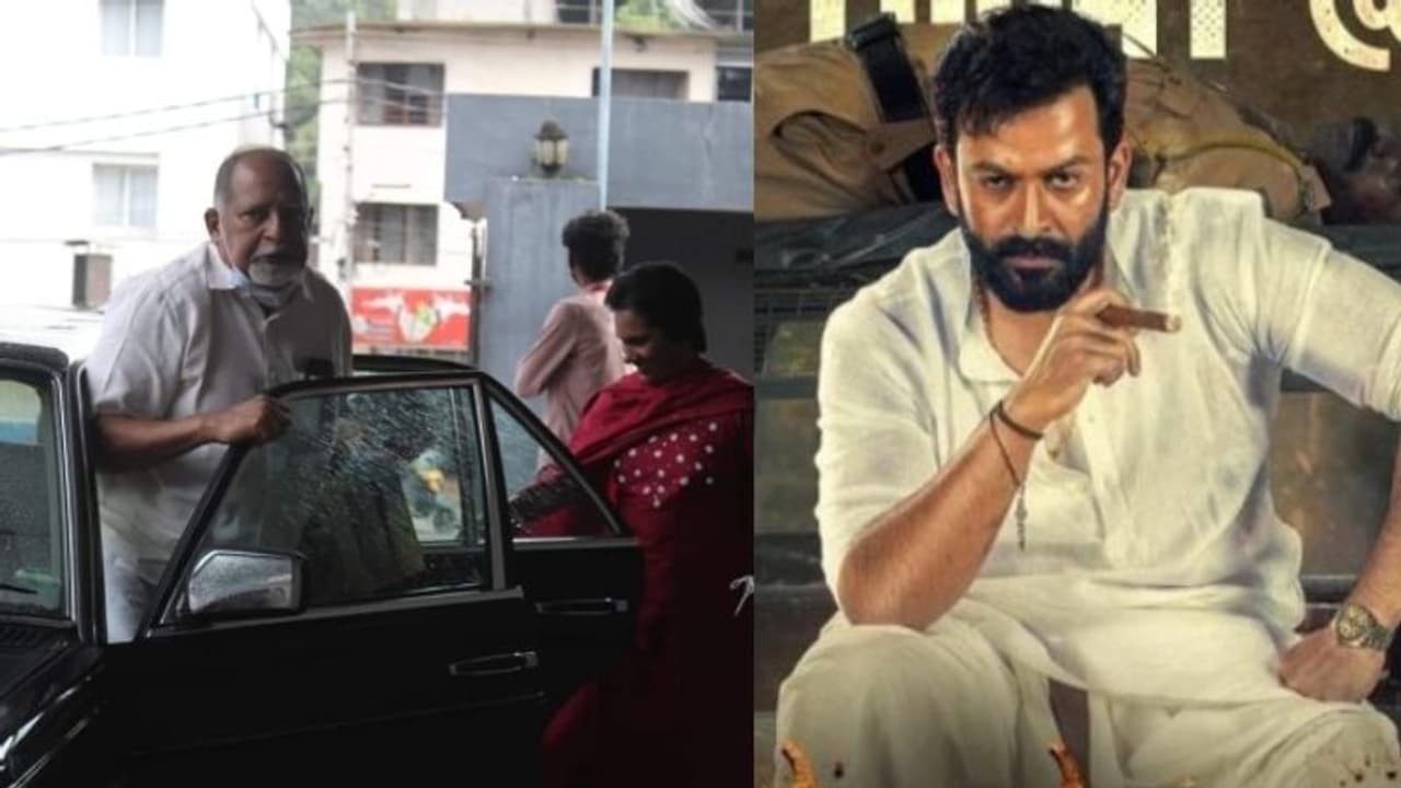 Kaduva Movie : കട്ട മാസ് പടം; 'കടുവ' കാണാൻ സാക്ഷാൽ 'കുറുവച്ചൻ' എത്തി