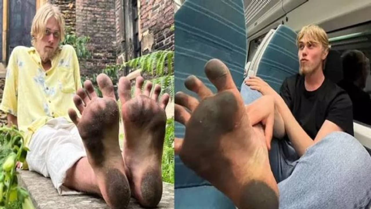 പണം സമ്പാദിക്കുന്നത് അഴുക്കായ കാലുകളുടെ ഫോട്ടോ അയച്ച് കൊടുത്ത്, 10 മാസമായി ചെരുപ്പിടാത്ത യുവാവ്