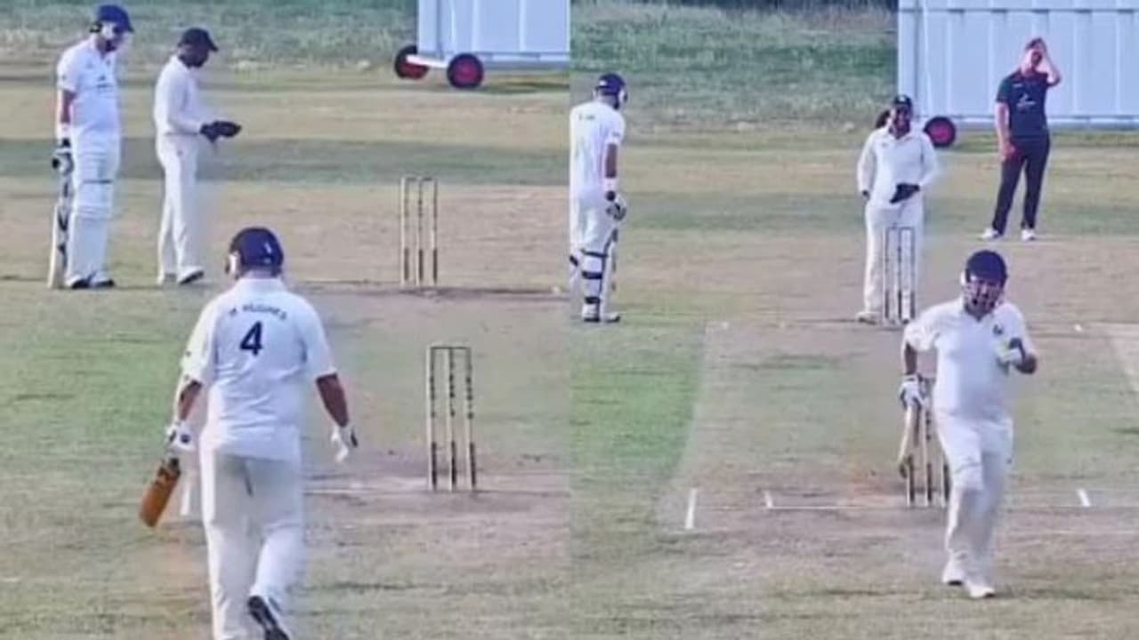 ప్యాడ్స్ కట్టుకోకుండా క్రీజులోకి వచ్చిన బ్యాటర్.. విషయం తెలిసి డగౌట్ కు పరుగు.. వైరల్ వీడియో ప్యాడ్స్ కట్టుకోకుండా క్రీజులోకి వచ్చిన బ్యాటర్.. విషయం తెలిసి డగౌట్ కు పరుగు.. వైరల్ వీడియో