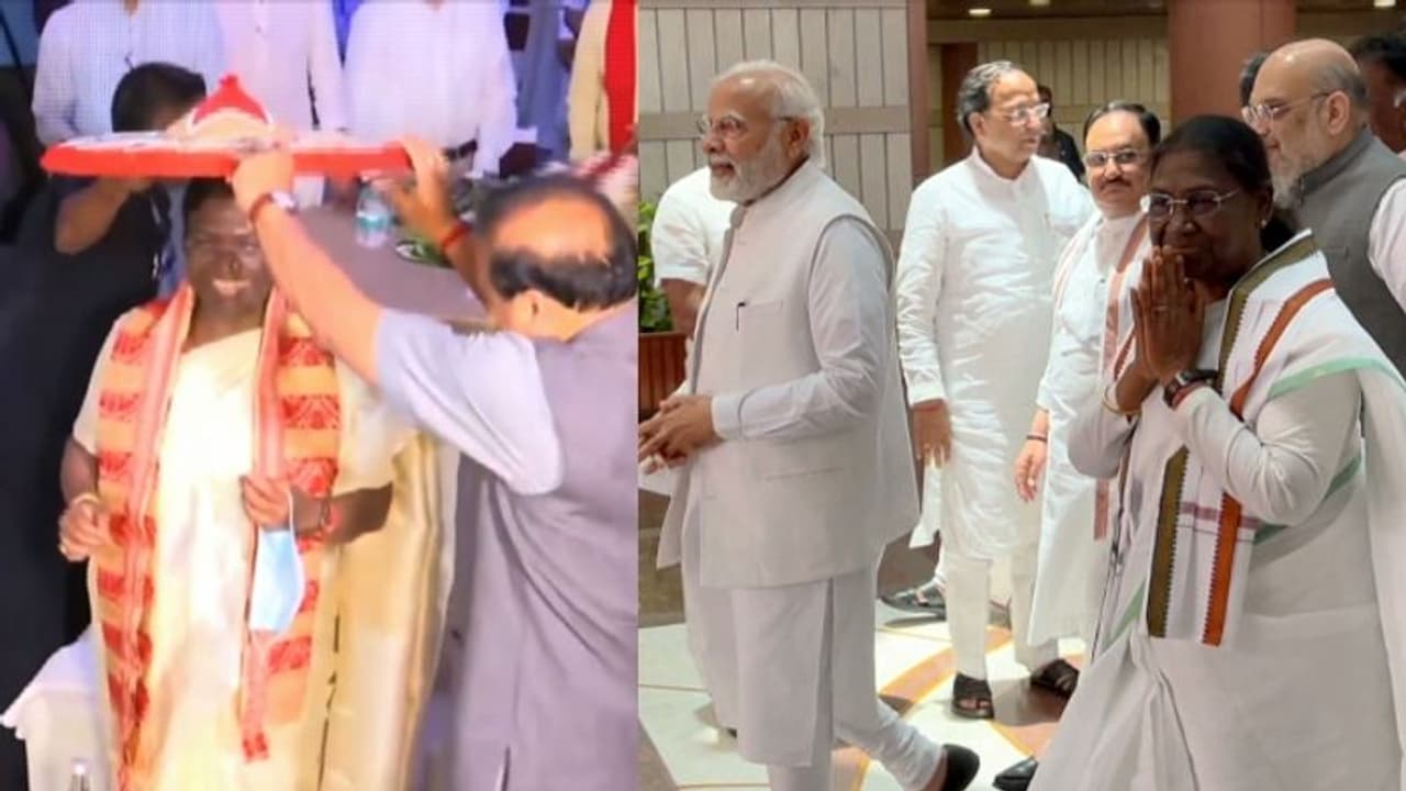 പുതു ചരിത്രം കുറിച്ച് ദ്രൗപദി മുർമു, രാഷ്ട്രപതിയാകുന്ന ആദ്യ ഗോത്ര വർഗ നേതാവ്