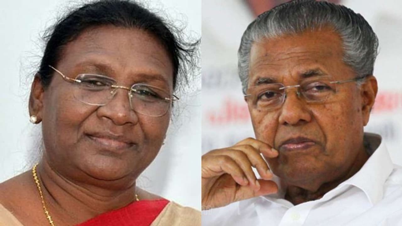 ജനാധിപത്യ മൂല്യങ്ങൾ ഉയർത്തിപ്പിടിച്ച് രാജ്യത്തെ നയിക്കാനാകട്ടെ: രാഷ്ട്രപതിക്ക് മുഖ്യമന്ത്രിയുടെ ആശംസ