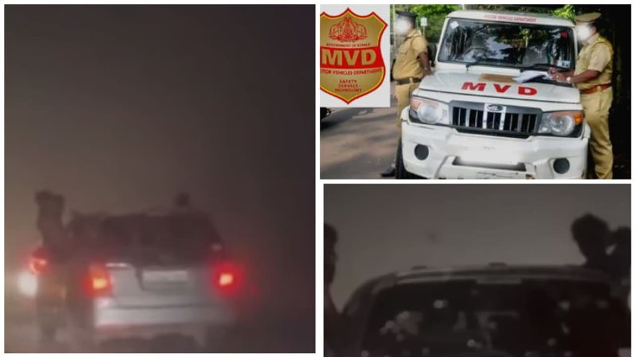 ചുരത്തിൽ ഓടുന്ന കാറിൽ ഡോറിൽ തൂങ്ങി യുവാക്കളുടെ അഭ്യാസം, വീഡിയോ പുറത്ത്; കേസെടുത്ത് എംവിഡി 