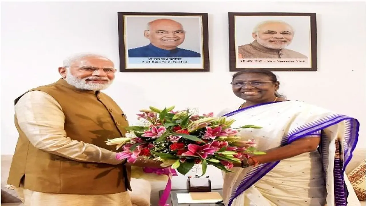 Droupadi Murmu To Take Oath: రేపే ద్రౌపది ముర్ము ప్రమాణ స్వీకారం.. Droupadi Murmu To Take Oath: రేపే ద్రౌపది ముర్ము ప్రమాణ స్వీకారం..