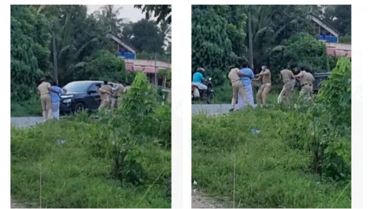 മുഖ്യമന്ത്രിക്കെതിരെ കരിങ്കൊടി: 7 കോണ്‍ഗ്രസ് പ്രവര്‍ത്തകര്‍ കസ്റ്റഡിയില്‍