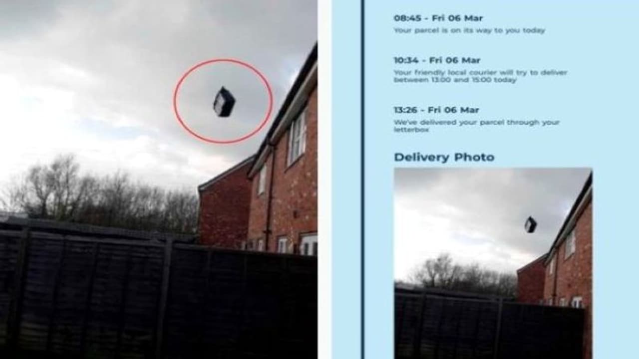 गजब का डिलीवरी मैन! कस्टमर को 60 हजार का पार्सल ऐसे दिया, पैकेज डिलीवर के सबूत के तौर पर ये फोटो भी खींची गजब का डिलीवरी मैन! कस्टमर को 60 हजार का पार्सल ऐसे दिया, पैकेज डिलीवर के सबूत के तौर पर ये फोटो भी खींची