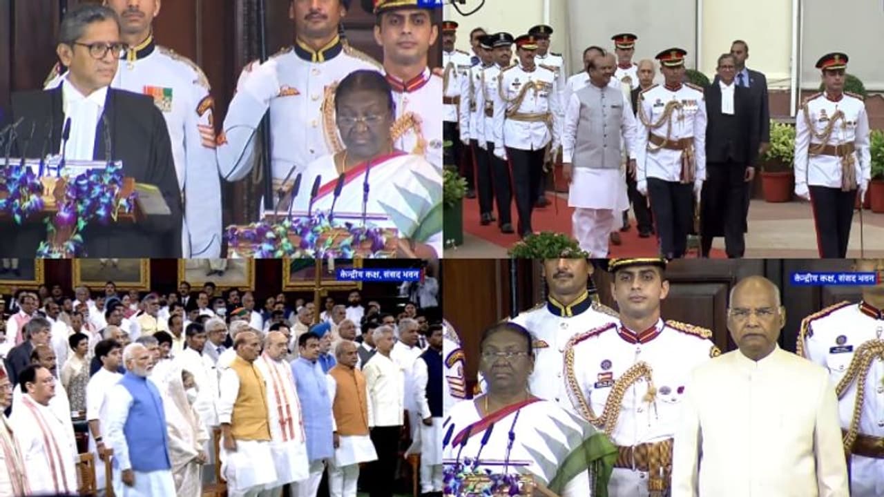 15வது குடியரசுத் தலைவராக திரவுபதி முர்மு பதவியேற்பு.. நேரலை..!