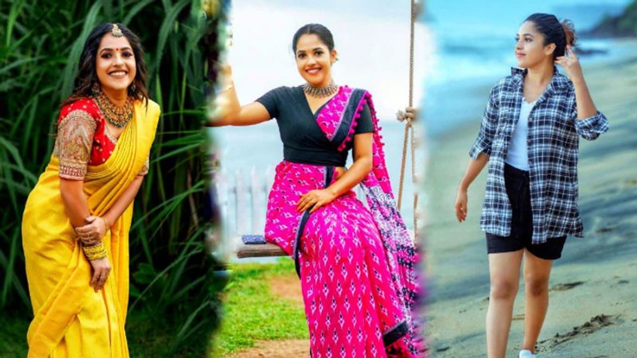 ട്രെഡീഷണല്‍ മോഡേണ്‍ ഫോട്ടോഷൂട്ടുകള്‍, ചിത്രങ്ങള്‍ പങ്കുവച്ച് അമൃത നായര്‍