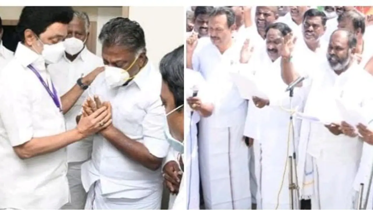 ஓபிஎஸ் மு.க.ஸ்டாலினுக்கு ஒரே நேரத்தில் கொரோனா பாதிப்பு வந்தது எப்படி..? சந்தேகம் எழுப்பும் ஆர்.பி.உதயகுமார் 