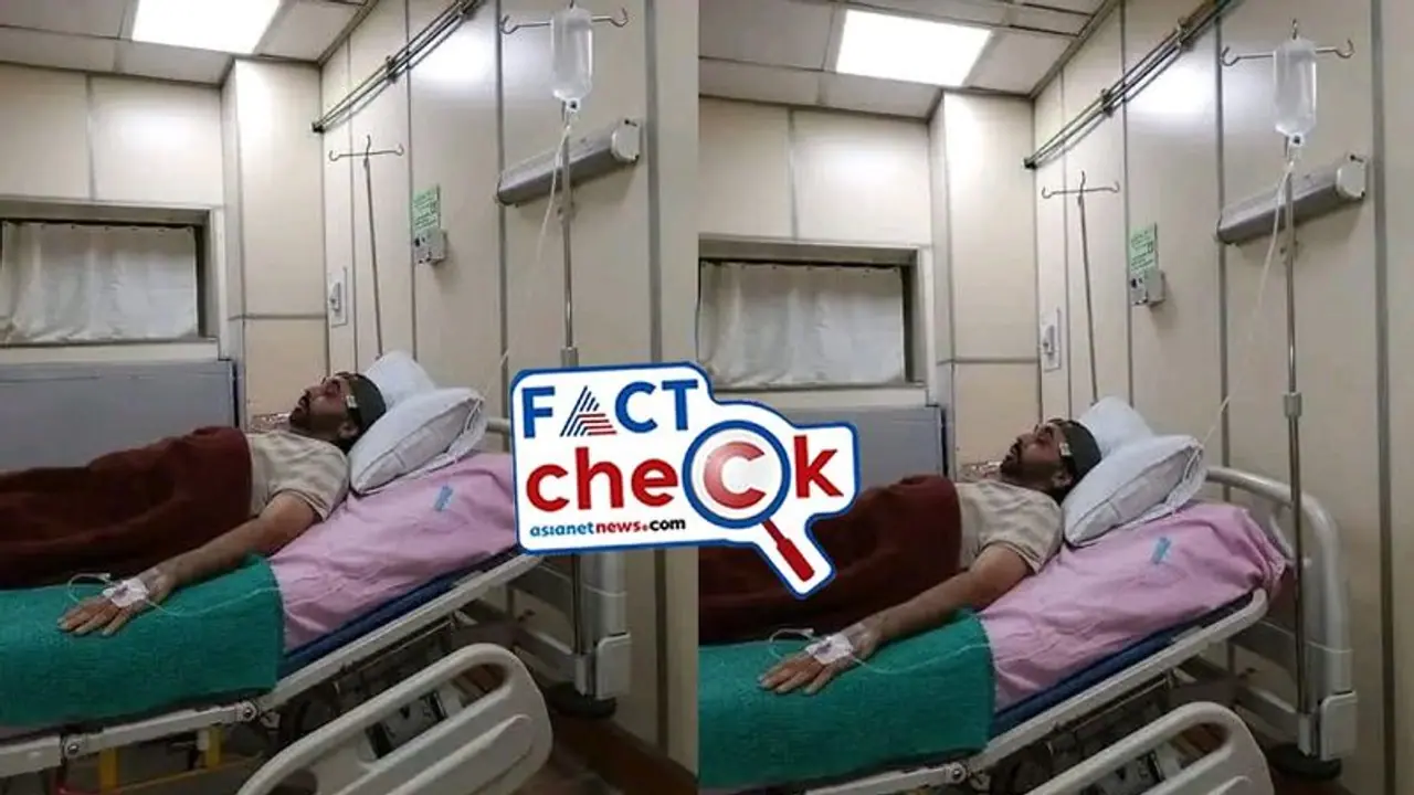 Fact Check: ಆಸ್ಪತ್ರೆಗೆ ದಾಖಲಾಗಿದ್ದ ಪಂಜಾಬ್ ಸಿಎಂ ಭಗವಂತ್ ಮಾನ್ ಹಳೆಯ ಚಿತ್ರ ಮತ್ತೆ ವೈರಲ್ Fact Check: ಆಸ್ಪತ್ರೆಗೆ ದಾಖಲಾಗಿದ್ದ ಪಂಜಾಬ್ ಸಿಎಂ ಭಗವಂತ್ ಮಾನ್ ಹಳೆಯ ಚಿತ್ರ ಮತ್ತೆ ವೈರಲ್