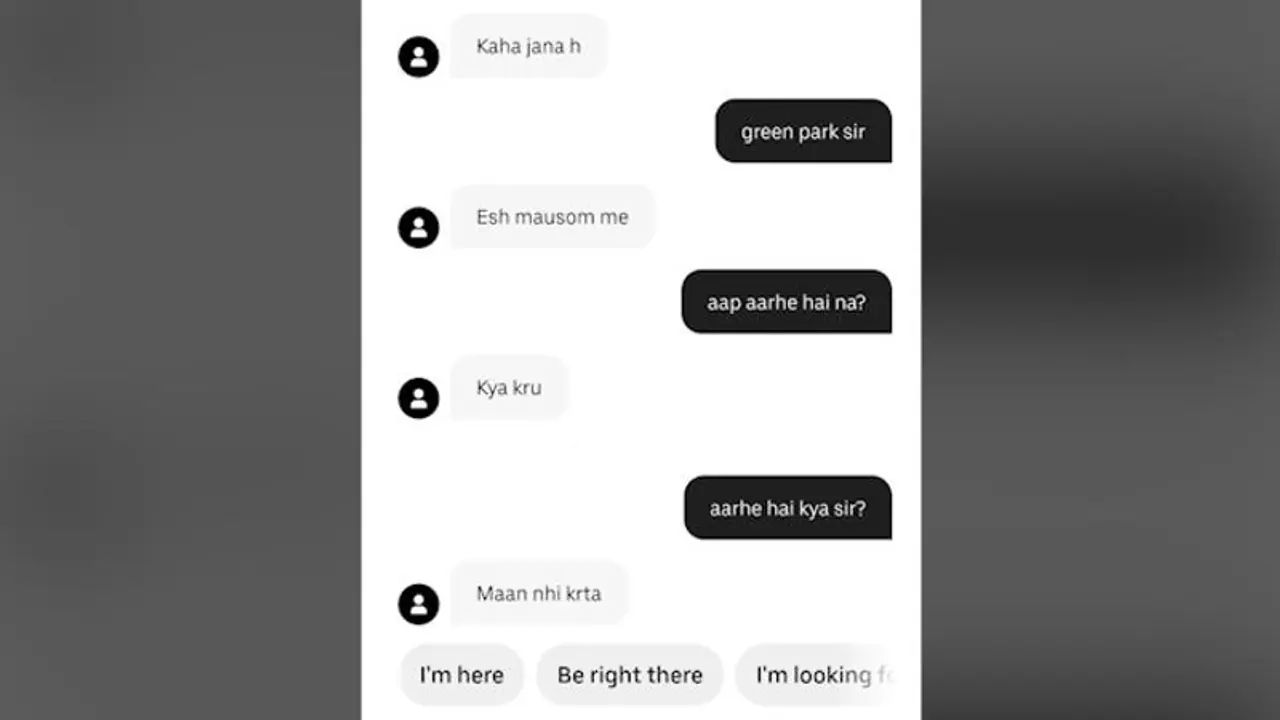 Uber driver's honest conversation with Delhi woman during rains goes viral; read here Uber driver's honest conversation with Delhi woman during rains goes viral; read here