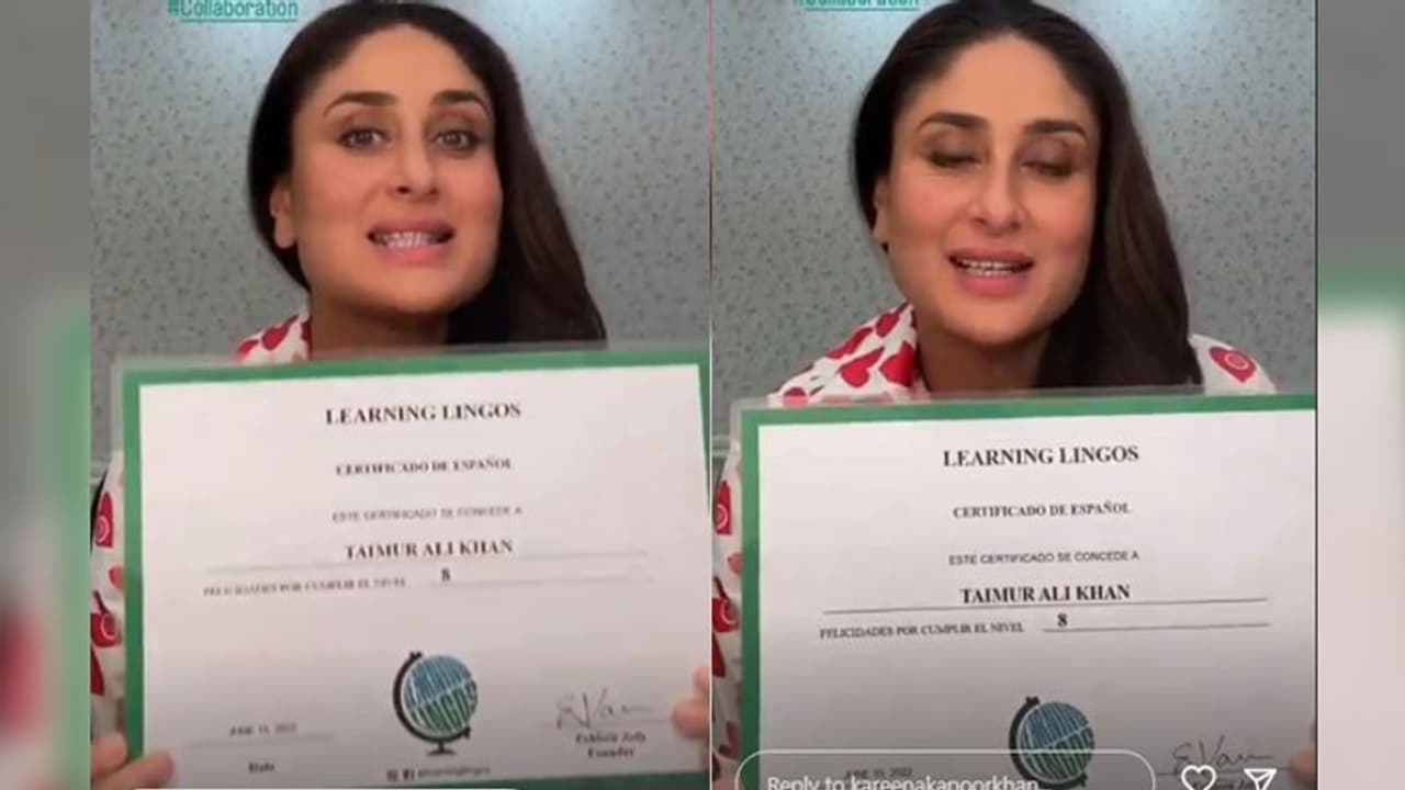 5 साल के बेटे तैमूर अली खान के अचीवमेंट पर फूली नहीं समा रहीं करीना कपूर, सर्टिफिकेट शेयर कर दी खुशखबरी