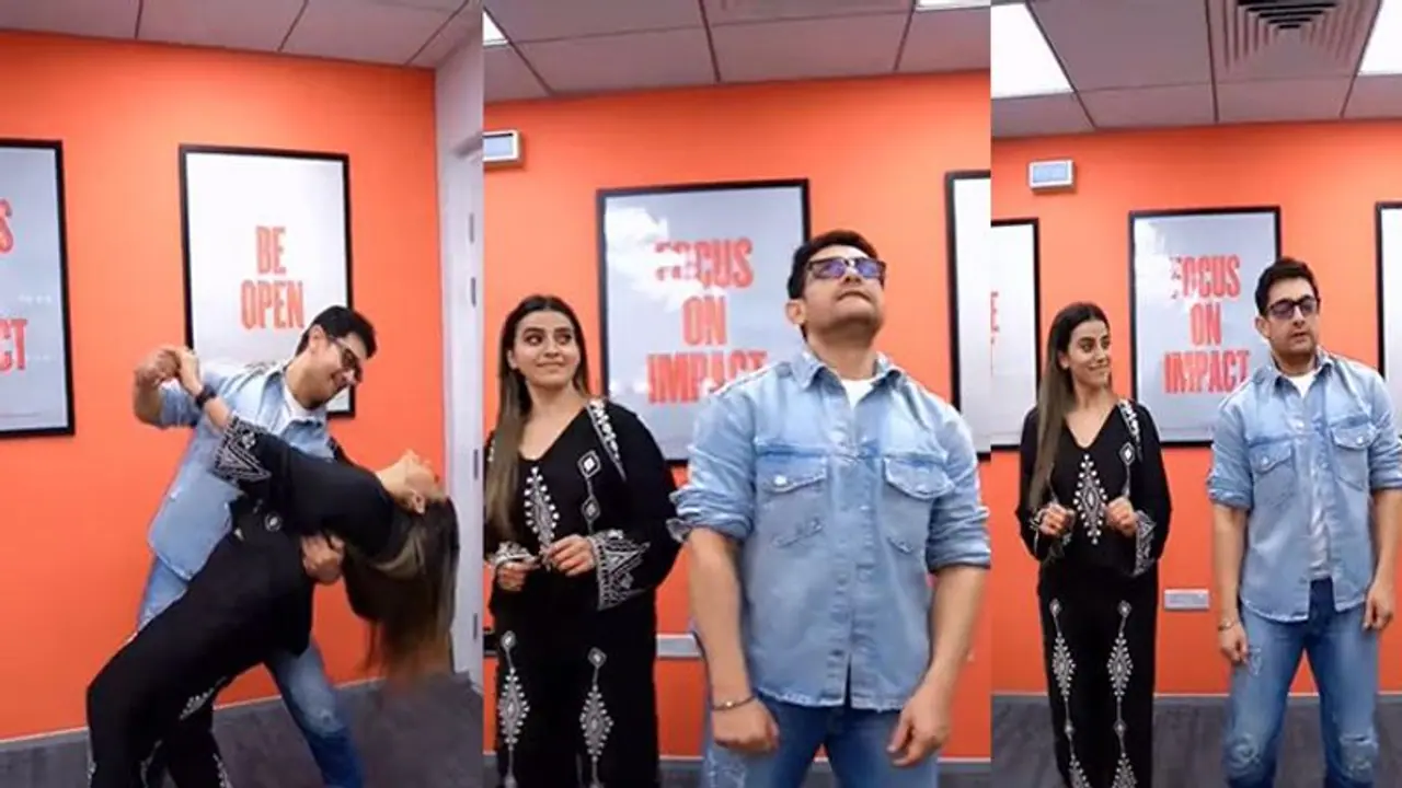 आमिर खान ने बाहें फैलाकर भोजपुरी एक्ट्रेस अक्षरा सिंह से किया प्यार का इज़हार ! देखें दो वीडियो