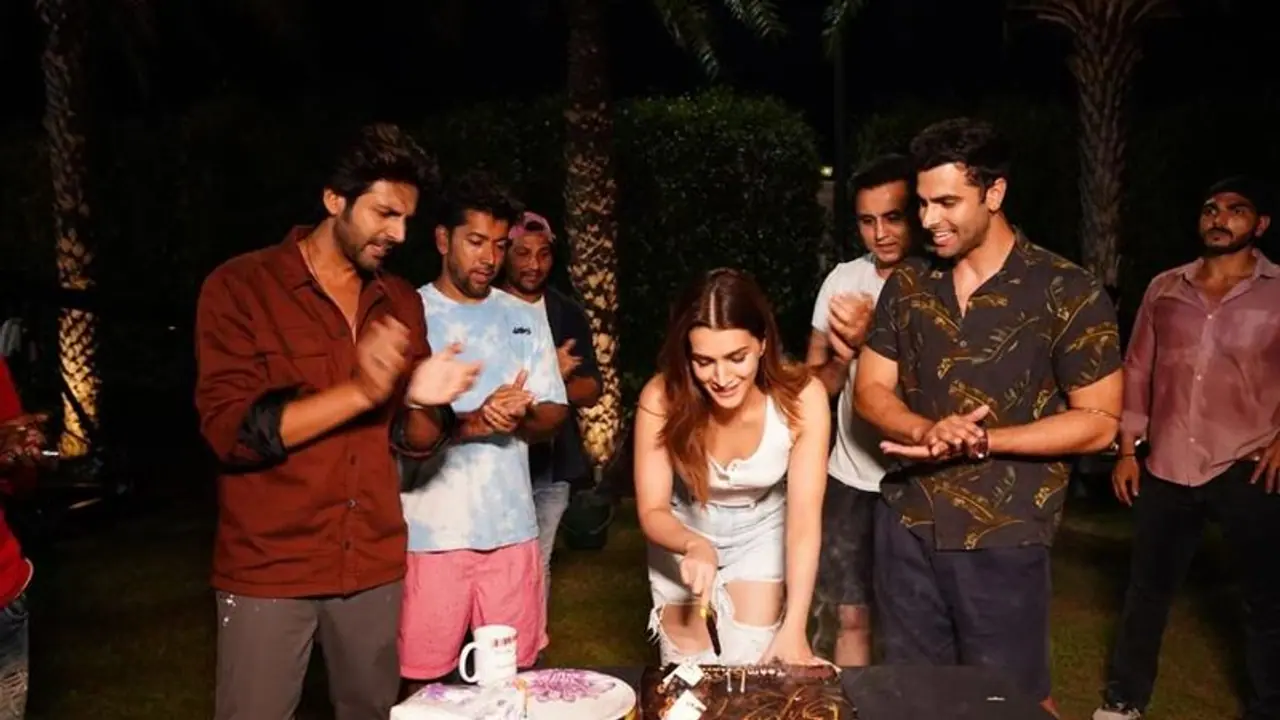 Pictures: Kriti Sanon celebrates her birthday on the sets of Shehzada Pictures: Kriti Sanon celebrates her birthday on the sets of Shehzada
