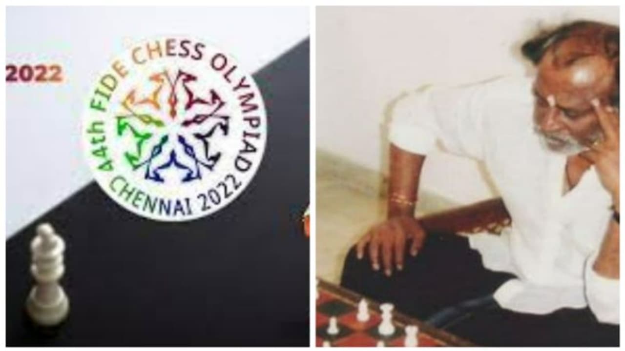 சதுரங்கம் விளையாடும் ரஜினி..ஒலிம்பியாட் போட்டியாளர்களுக்கு வாழ்த்து சொன்ன சூப்பர் ஸ்டார். சதுரங்கம் விளையாடும் ரஜினி..ஒலிம்பியாட் போட்டியாளர்களுக்கு வாழ்த்து சொன்ன சூப்பர் ஸ்டார்.