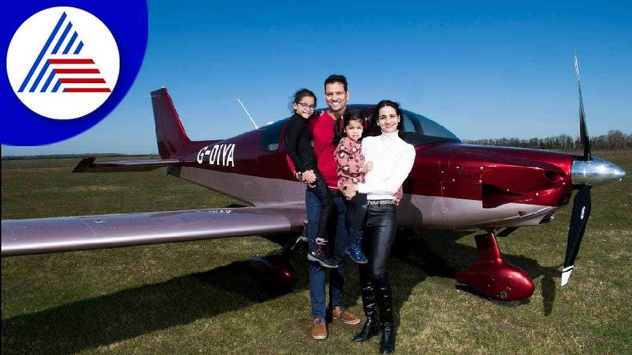 ಸ್ವಂತ ವಿಮಾನ ತಯಾರಿಸಿದ ಕೇರಳಿಗ: ಕುಟುಂಬದೊಂದಿಗೆ ಯುರೋಪ್ ಟ್ರಿಪ್