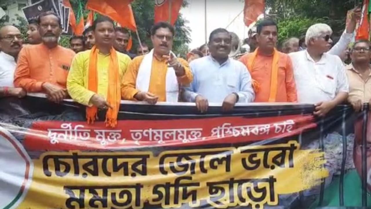 'অনুপ্রেরণা কোথা থেকে আসছে?', মিছিল থেকেই পার্থ চট্টোপাধ্যায় ইস্যুকে মমতাকে কটাক্ষ বিজেপির 