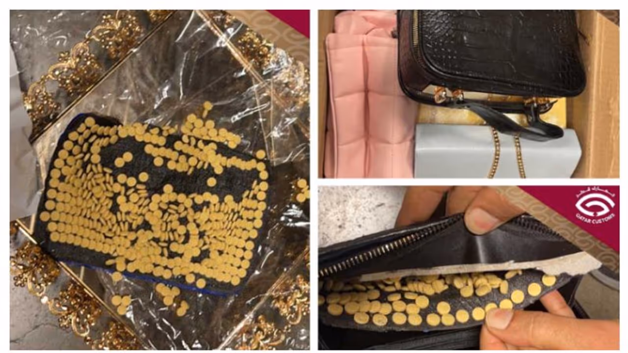 ബാഗുകള്ക്കിടയിലൊളിപ്പിച്ച് ലഹരി ഗുളികകള് കടത്തി; പിടികൂടി കസ്റ്റംസ് ബാഗുകള്ക്കിടയിലൊളിപ്പിച്ച് ലഹരി ഗുളികകള് കടത്തി; പിടികൂടി കസ്റ്റംസ്