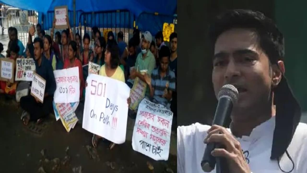 এসএসসি চাকরিপ্রার্থীদের সঙ্গে দেখা করতে চান অভিষেক, তাহলে কি তৃণমূলের শিয়রে সমন?