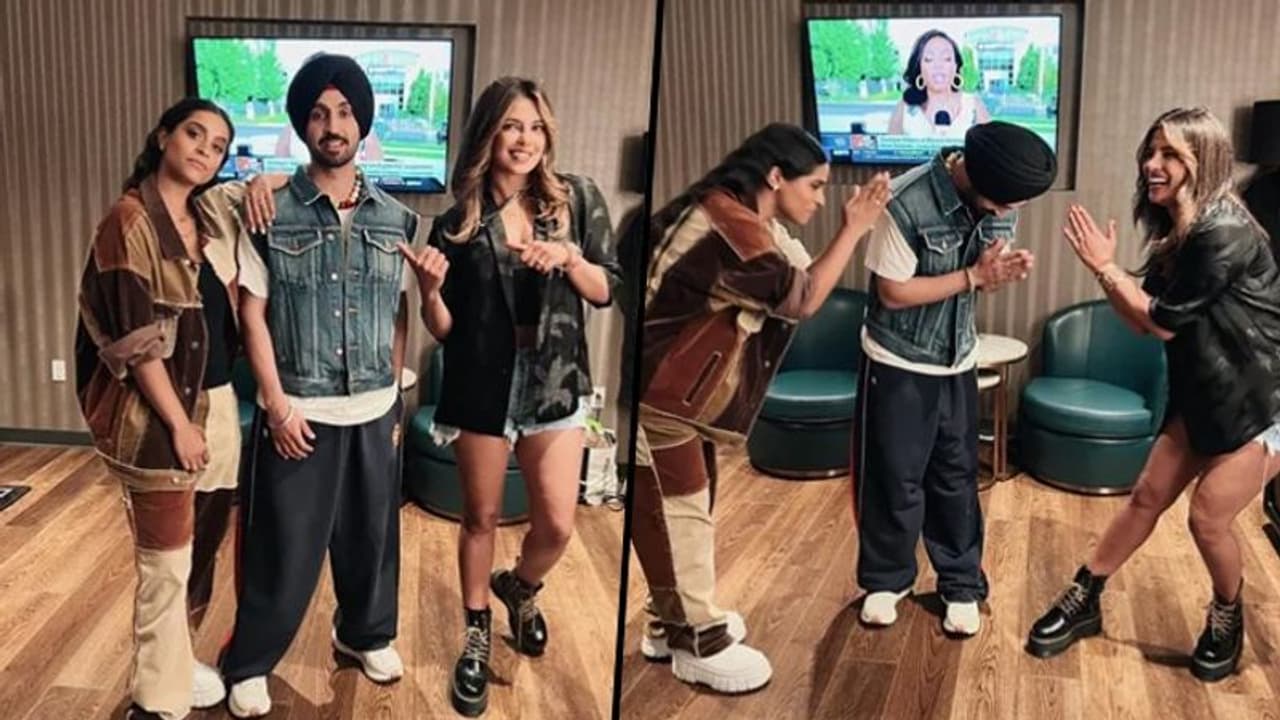 Video and Pictures: Priyanka Chopra, Lilly Singh enjoy Diljit Dosanjh's concert in Los Angeles 