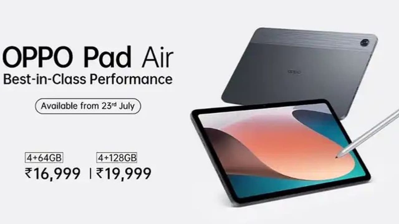 மெலிவு, வேகம், ஸ்டைல்; OPPO Pad Air டேப்லெட் மார்க்கெட்டை ஆளப்போகிறது