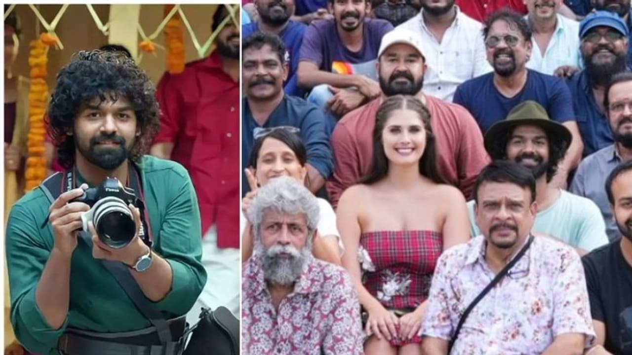 Barroz : മോഹൻലാലിനൊപ്പം പ്രണവും ? ചർച്ചയായി 'ബറോസ്' സൈനിം​ഗ് ഓഫ് ചിത്രം 