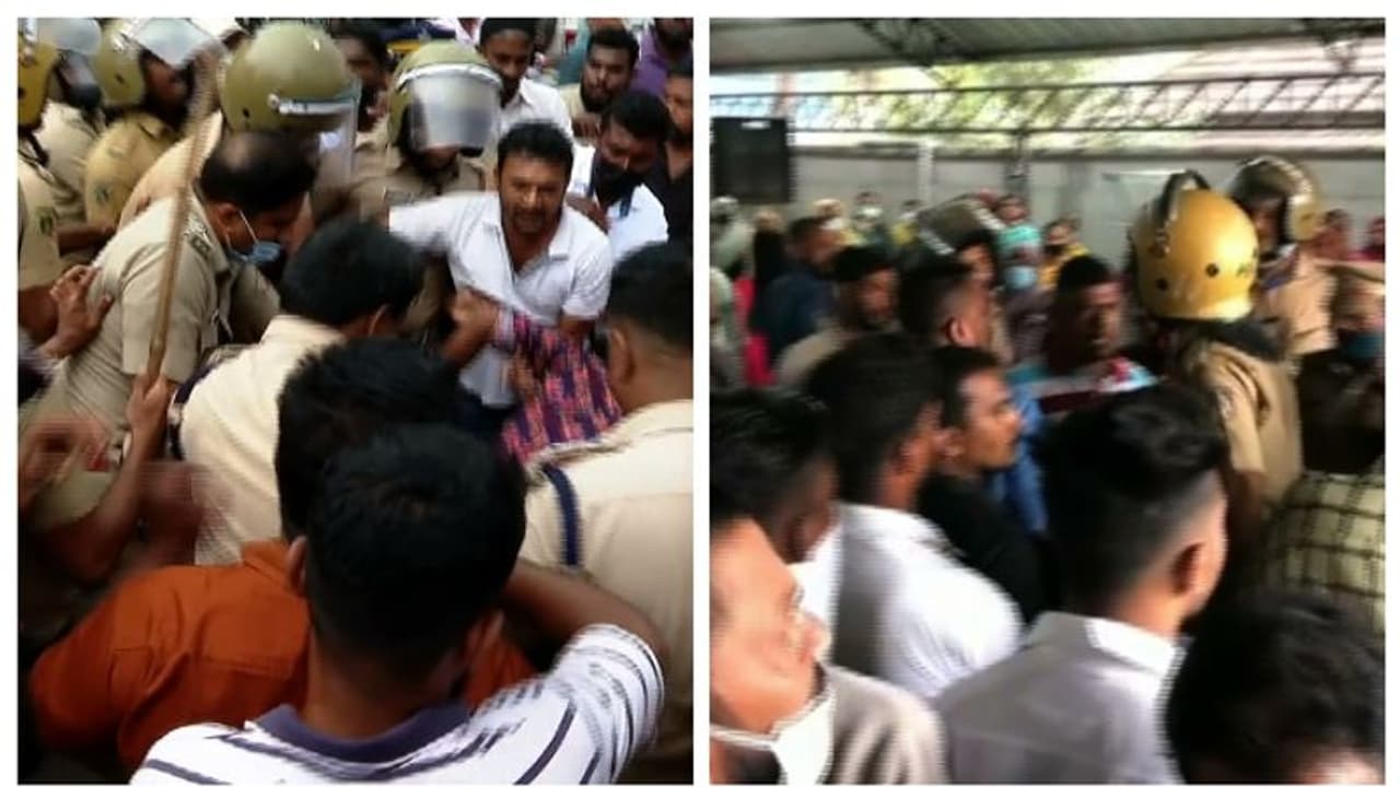 ആവിക്കൽ മാലിന്യപ്ലാന്‍റ് വിഷയം ചർച്ച ചെയ്യാൻ എംഎല്‍എ വിളിച്ച ജനസഭയിൽ സംഘർഷം; ഒരു സ്ത്രീക്ക് പരിക്കേറ്റു