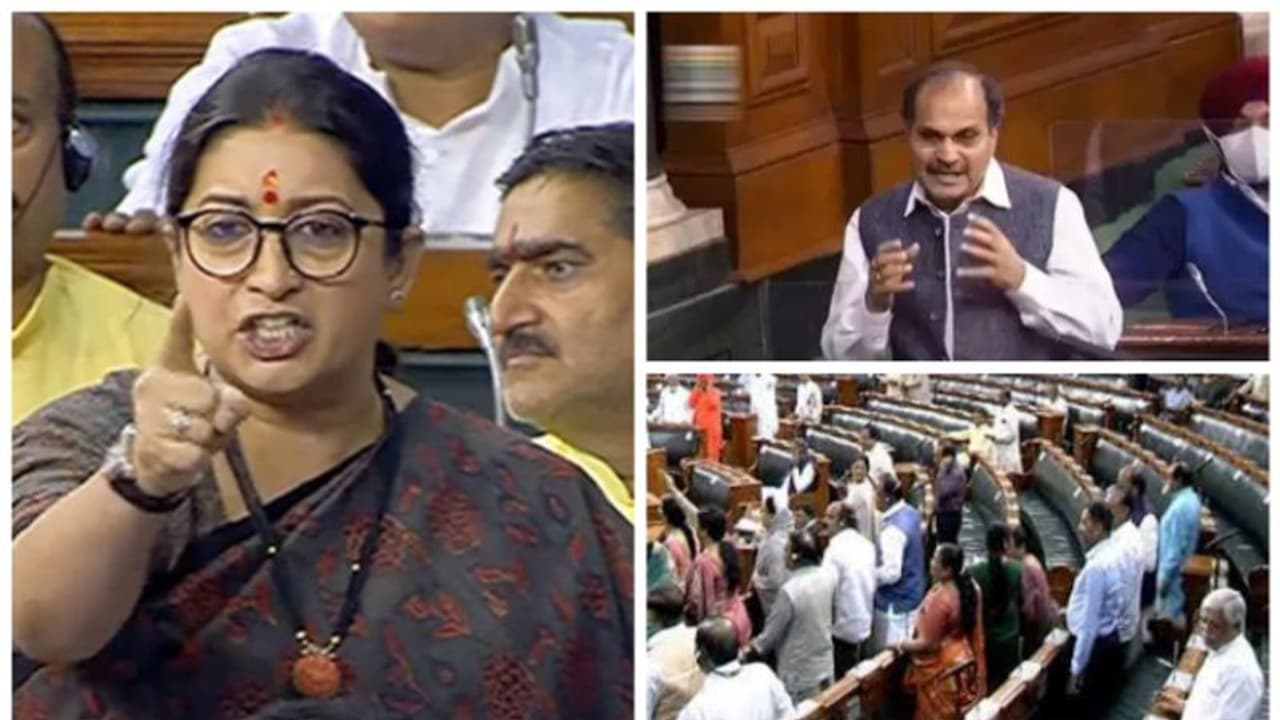 സ്മൃതി ഇറാനിക്കെതിരെ കോണ്ഗ്രസ്: 'രാഷ്ട്രപതിയെ പേര് മാത്രം വിളിച്ചത് രേഖകളില് നിന്ന് നീക്കണം,മാപ്പ് പറയണം' സ്മൃതി ഇറാനിക്കെതിരെ കോണ്ഗ്രസ്: 'രാഷ്ട്രപതിയെ പേര് മാത്രം വിളിച്ചത് രേഖകളില് നിന്ന് നീക്കണം,മാപ്പ് പറയണം'