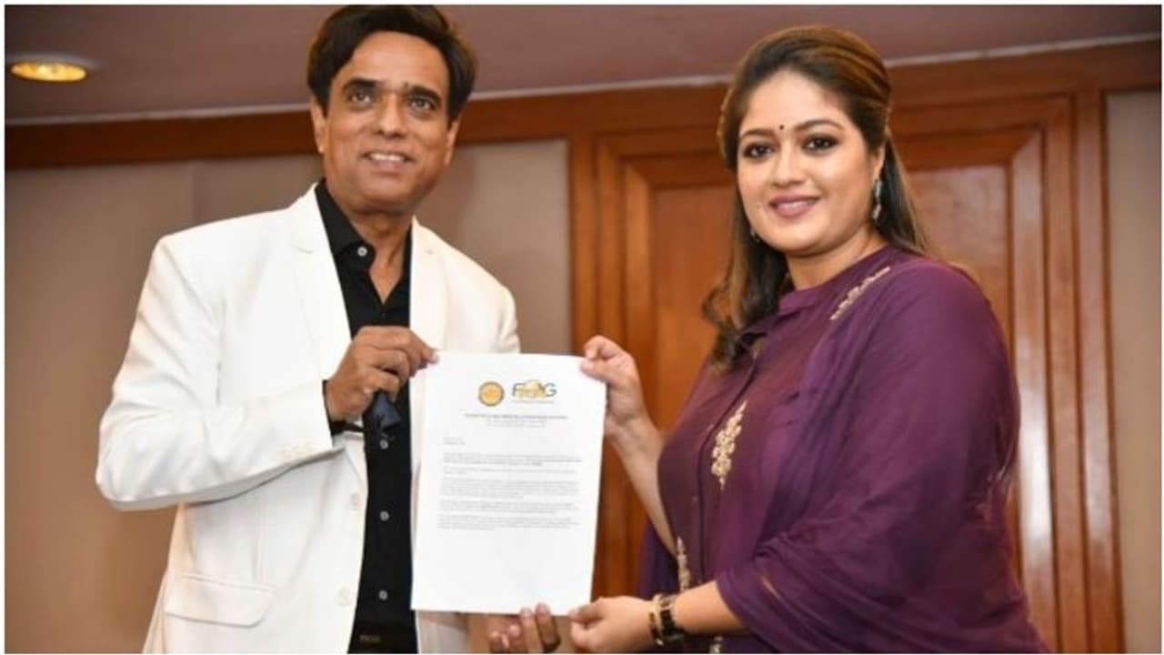  ನಟಿ ಮೇಘನಾ ರಾಜ್‍ಗೆ ಪ್ರತಿಷ್ಠಿತ FOG HERO ಅವಾರ್ಡ್