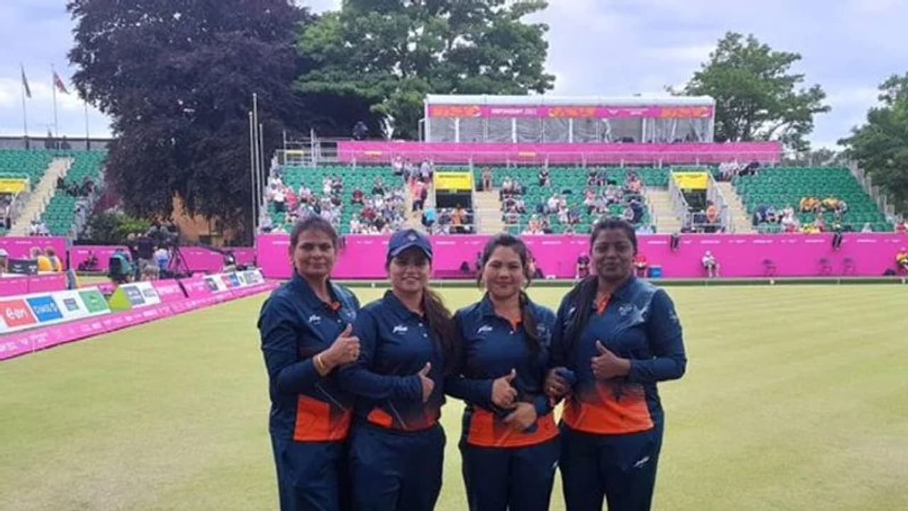 കോമൺവെൽത്ത് ഗെയിംസ്, ചരിത്രം കുറിച്ച് ലോൺ ബൗൾസ് ടീം, മെഡലുറപ്പിച്ച് സുശീല ദേവി; സജൻ പ്രകാശിന് നിരാശ കോമൺവെൽത്ത് ഗെയിംസ്, ചരിത്രം കുറിച്ച് ലോൺ ബൗൾസ് ടീം, മെഡലുറപ്പിച്ച് സുശീല ദേവി; സജൻ പ്രകാശിന് നിരാശ