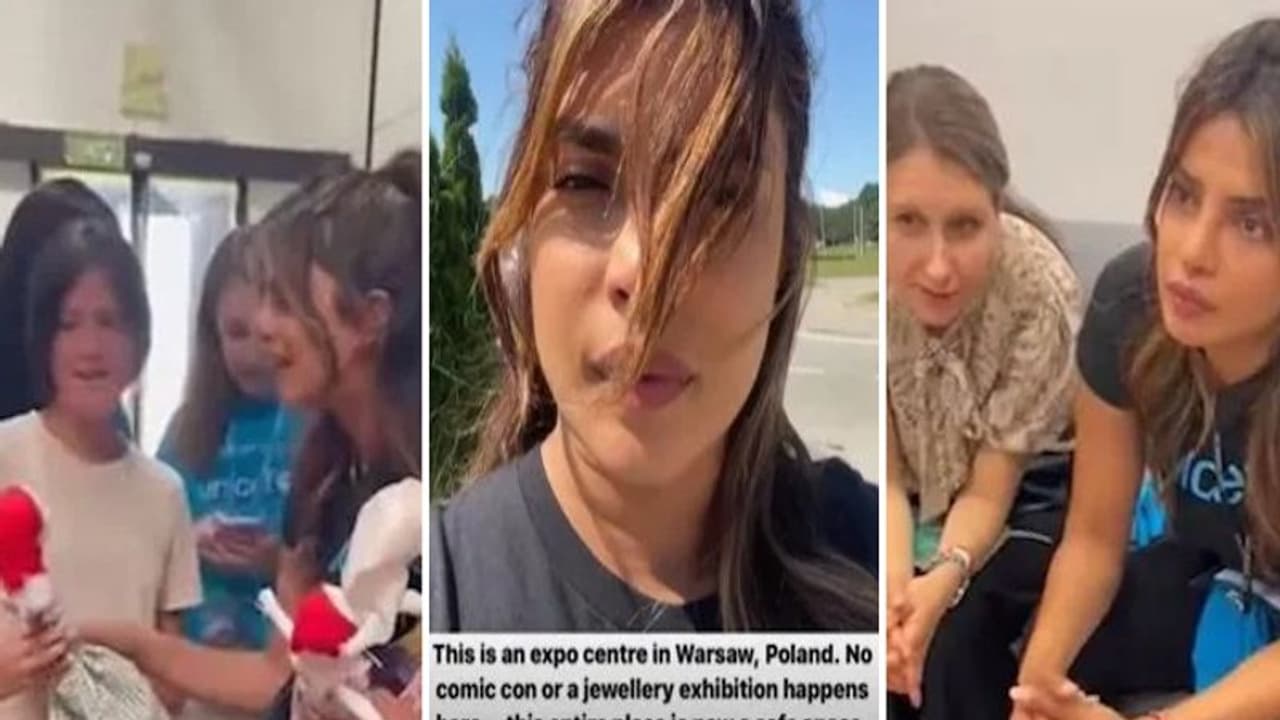Video: Priyanka Chopra meets Ukrainian refugees in Poland, spends time with kids and women Video: Priyanka Chopra meets Ukrainian refugees in Poland, spends time with kids and women