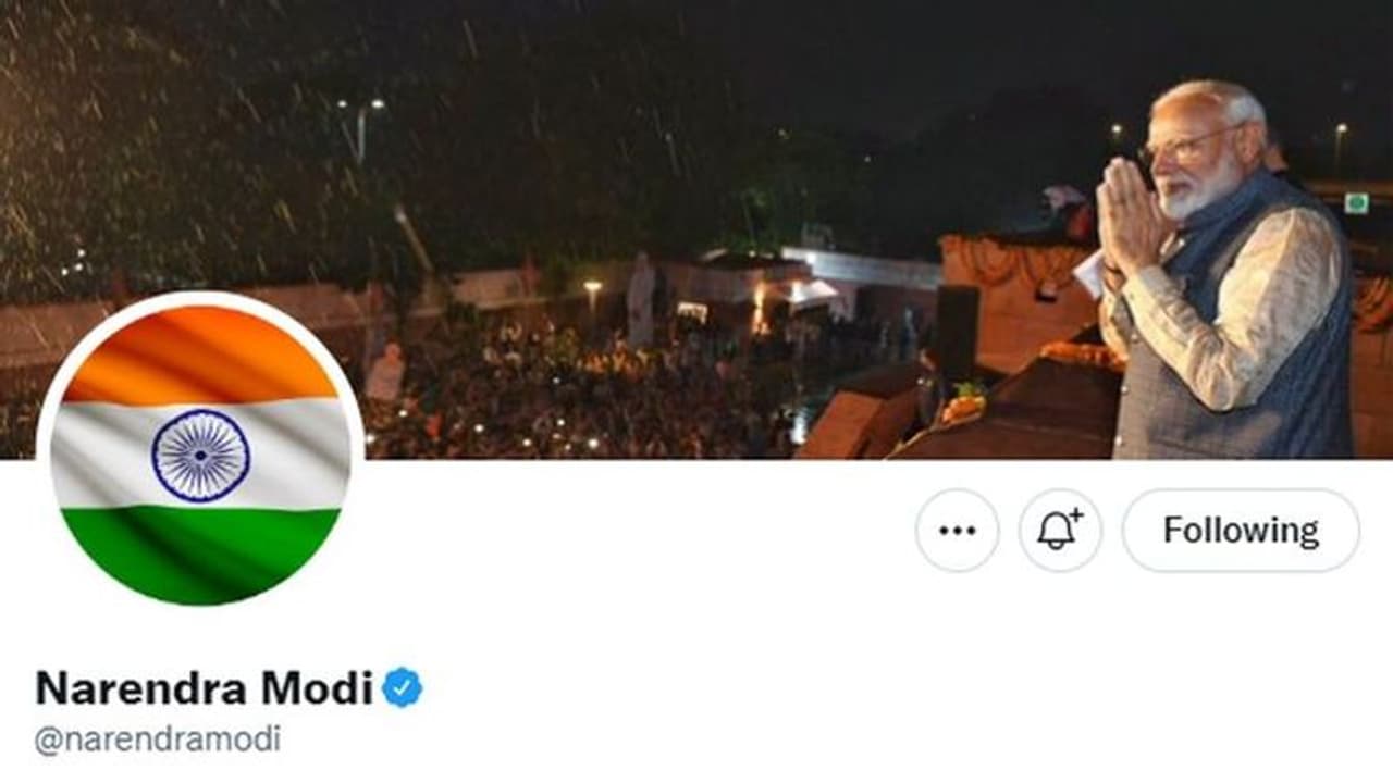 'Tiranga': PM Narendra Modi's new display picture