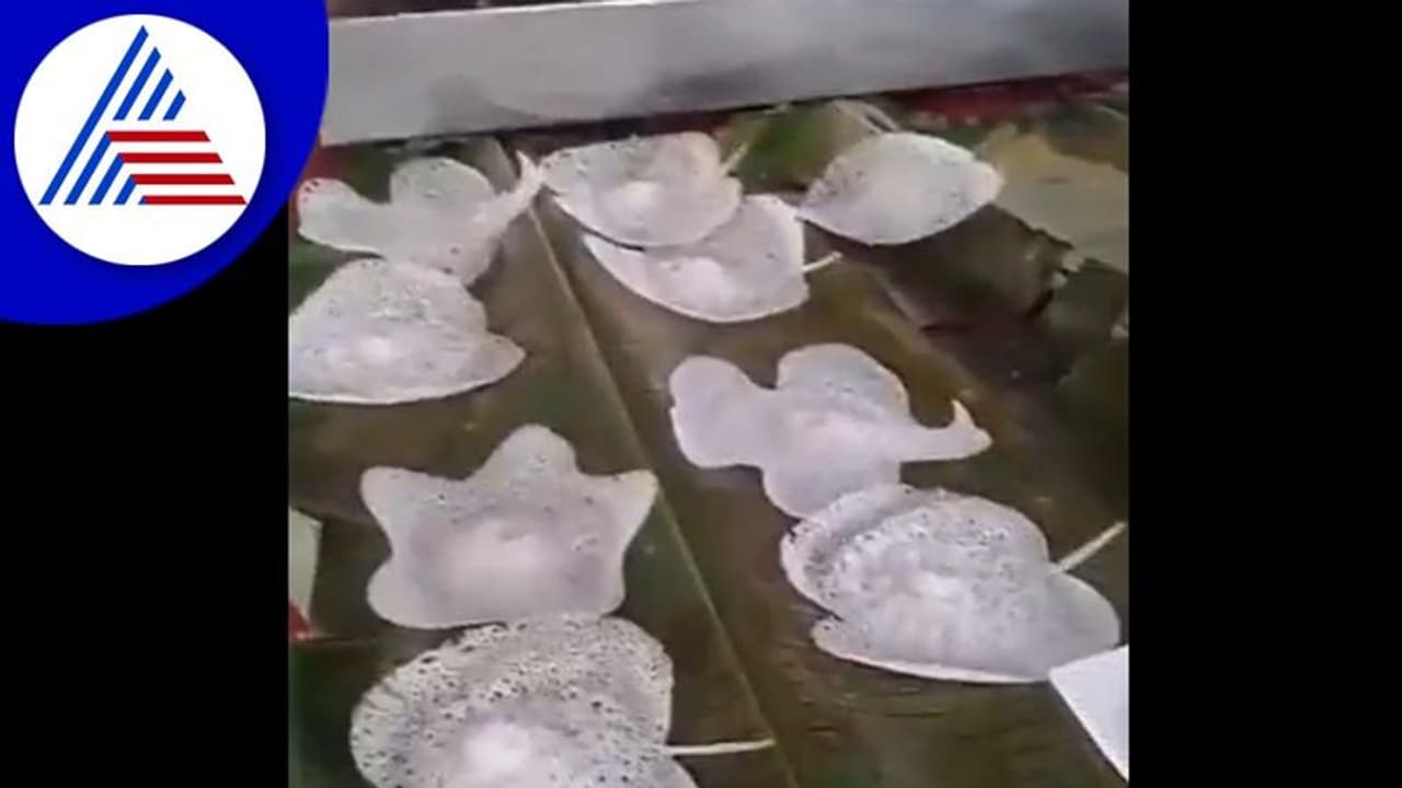 ಇಲ್ಲಿ ಹೃದಯ, ಹೂವು ಚಿಟ್ಟೆಯ ಆಕಾರದಲ್ಲೂ ಸಿಗುತ್ತೆ ದೋಸೆ: viral video