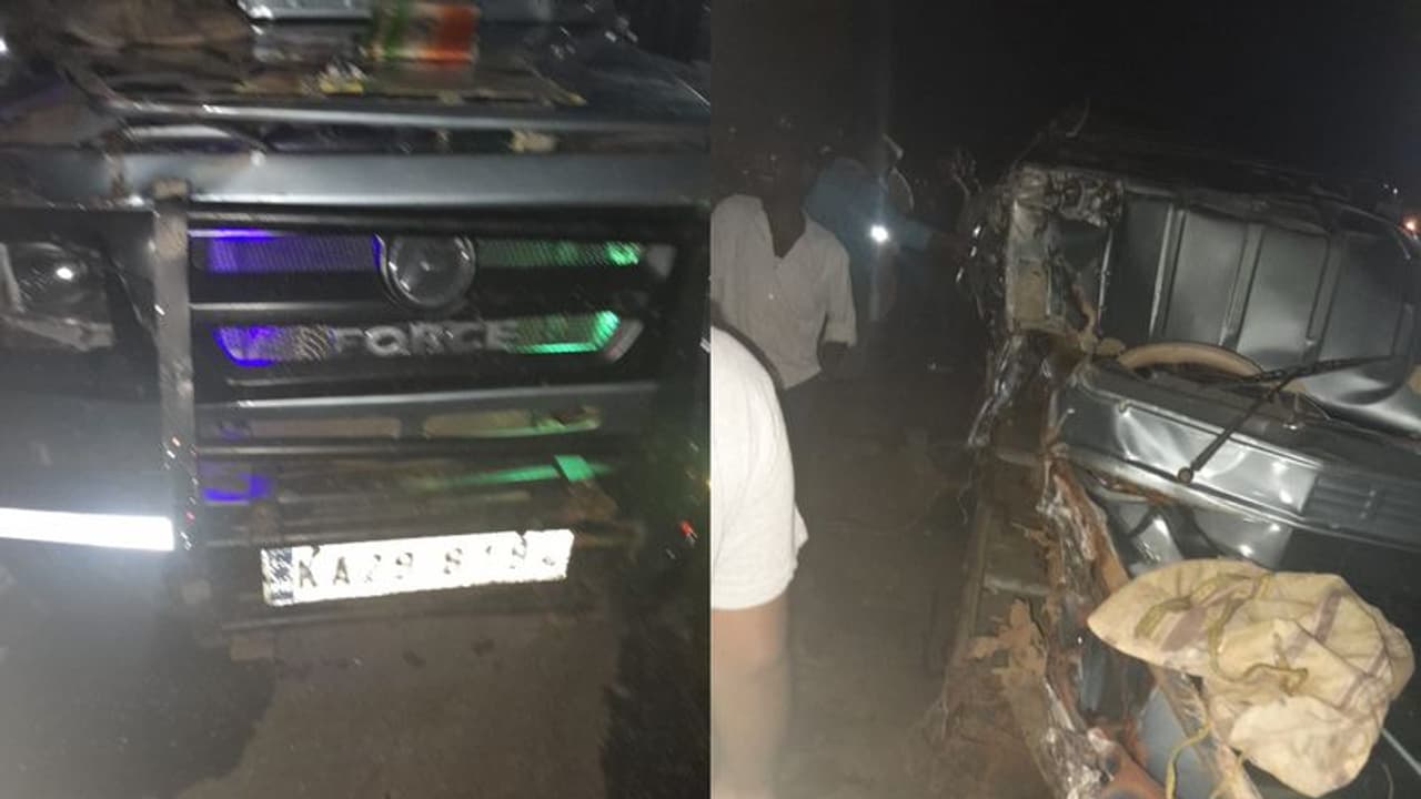 ಸಿದ್ದರಾಮೋತ್ಸವಕ್ಕೆ ತೆರಳುತ್ತಿದ್ದ ವಾಹನ ಅಪಘಾತ, ಓರ್ವ ಸಾವು, ಸಿದ್ದರಾಮಯ್ಯ ಸಂತಾಪ