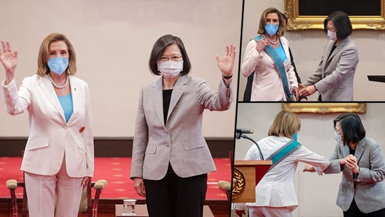 Taiwan Prez Tsai meets Nancy Pelosi, says her country will firmly uphold its sovereignty Taiwan Prez Tsai meets Nancy Pelosi, says her country will firmly uphold its sovereignty