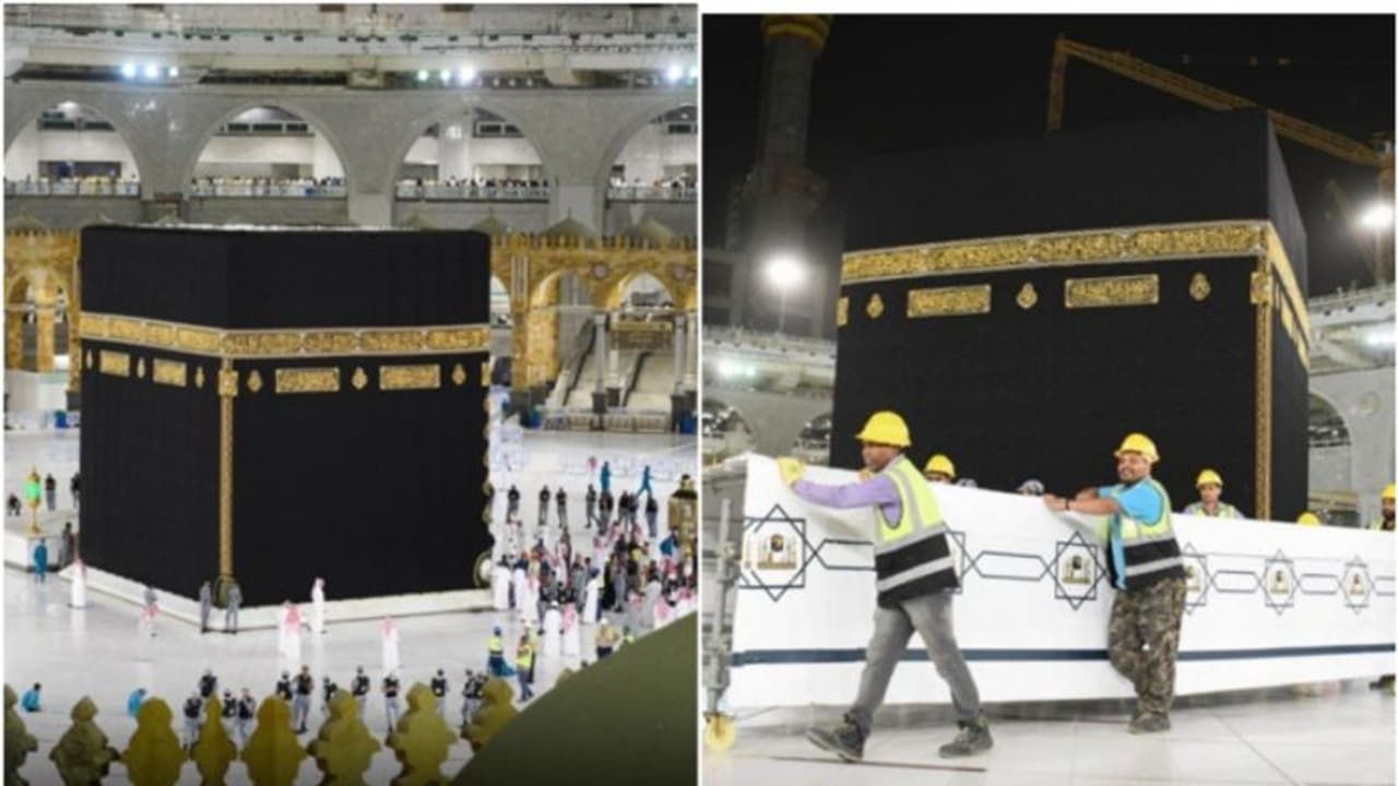 മക്കയിൽ കഅ്ബക്ക് ചുറ്റും ഉയർത്തിയിരുന്ന ബാരിക്കേഡുകൾ മാറ്റി; ഇനി ഹജറുൽ അസ്‍വദിനെ നേരിട്ട് തൊടാം