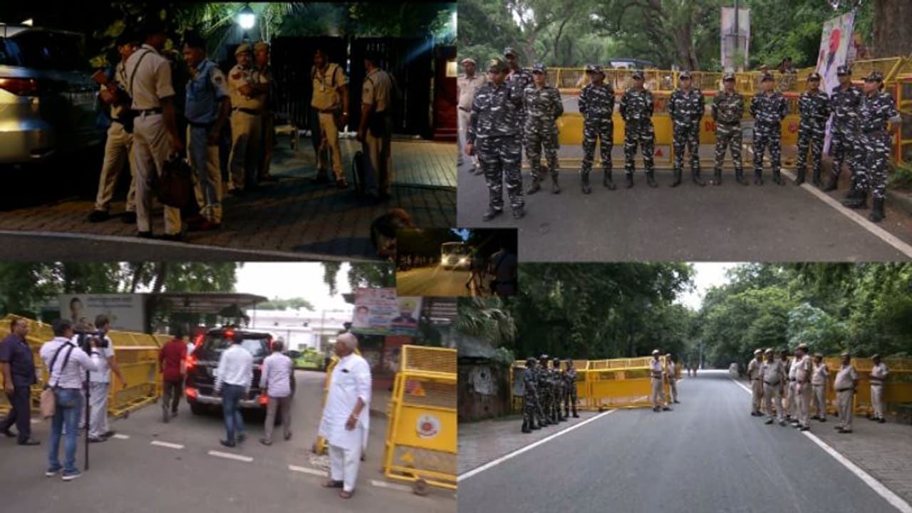 സോണിയയുടെയും രാഹുലിന്റെയും വീടുകൾക്കും എഐസിസി ആസ്ഥാനത്തും പൊലീസ് കാവൽ; പ്രതിഷേധം സോണിയയുടെയും രാഹുലിന്റെയും വീടുകൾക്കും എഐസിസി ആസ്ഥാനത്തും പൊലീസ് കാവൽ; പ്രതിഷേധം