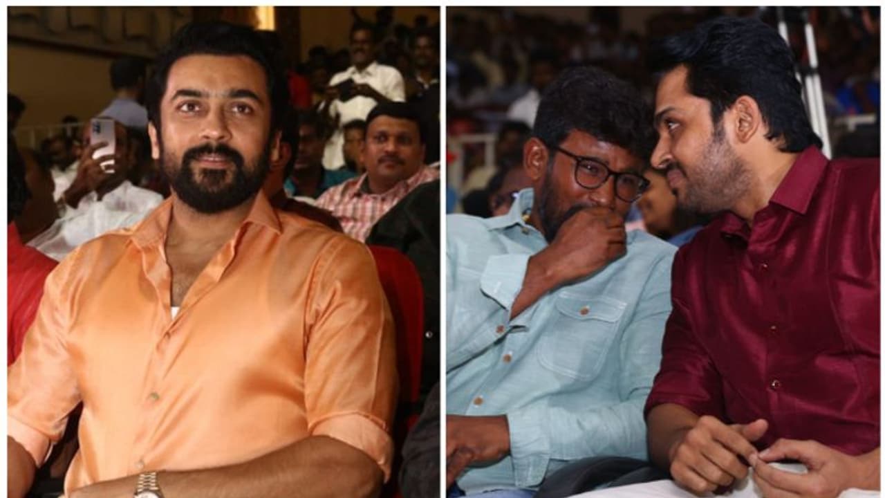 மதுரையை கலக்கும் 'விருமன்'... இசை வெளியீட்டு விழாவுக்கே இவ்வளவு பிரமாண்டமா? வைரல் வீடியோ..! மதுரையை கலக்கும் 'விருமன்'... இசை வெளியீட்டு விழாவுக்கே இவ்வளவு பிரமாண்டமா? வைரல் வீடியோ..!