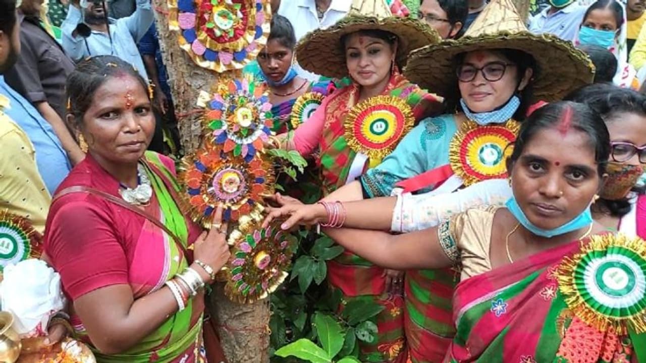 यहां अनोखे तरीके से मनाते हैं रक्षा बंधन: साल के पेड़ों को राखी बांधती हैं महिलाएं उतारती हैं आरती यहां अनोखे तरीके से मनाते हैं रक्षा बंधन: साल के पेड़ों को राखी बांधती हैं महिलाएं उतारती हैं आरती