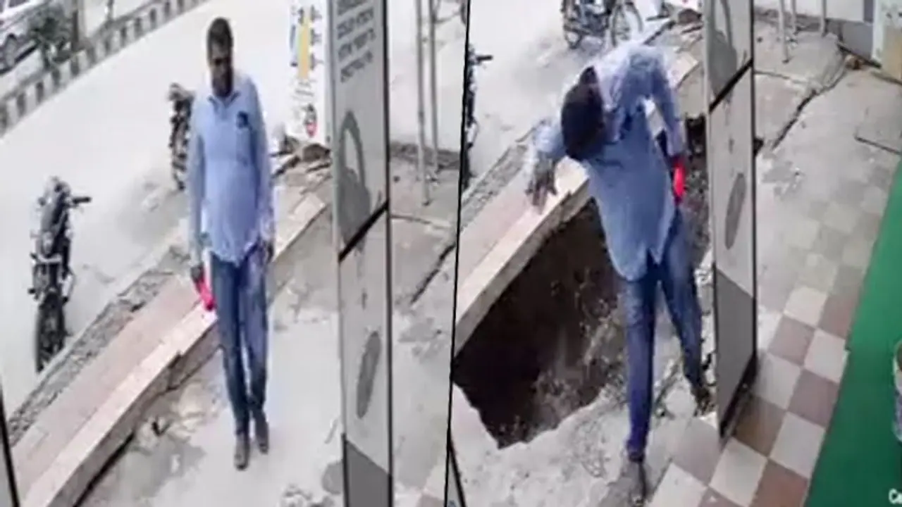 Man escaped after a close encounter with death: heart stopping video goes viral